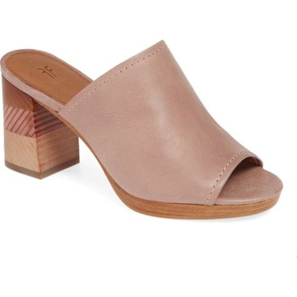 Frye Blake Chevron Mule Lilac Sz 7 - Picture 1 of 12